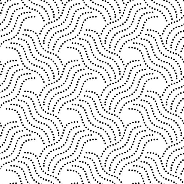 Abstrakter Hintergrund Monochrome Textur Schwarz Weißes Muster — Stockvektor