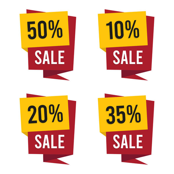 bundle sign sale 50 10 20 35 percent, very suitable for sales flyers, also very suitable for sales-related promotions