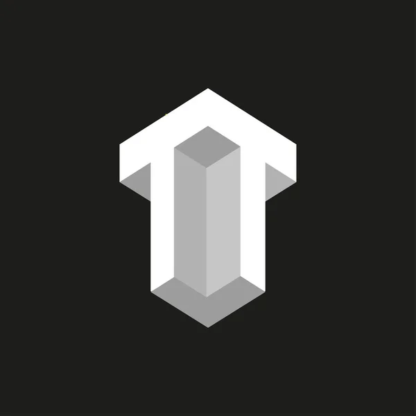 İlk logo T veya T harfi logosu, finans sektörü logosu, iş yeri veya diğer işletmeler için çok elverişli, ayrıca bir oyun veya teknoloji topluluğu logosu olarak da kullanılabilir.
