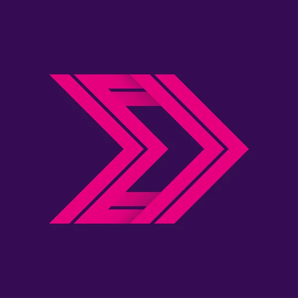 Počáteční Logo Nebo Písmeno Velmi Vhodné Pro Finanční Obchodní Logo — Stockový vektor