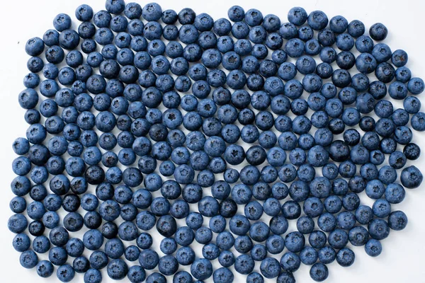 Fresh Blueberries Background Copy Space Your Text Vegan Vegetarian Concept — Zdjęcie stockowe