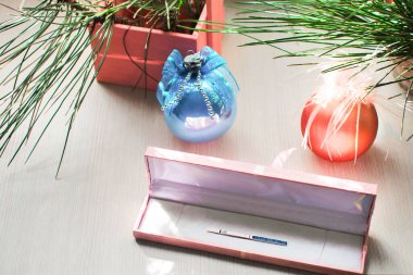 Noel ortamında hamilelik testi pozitif.