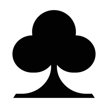 Kulüp Takım Elbisesi. Kumarhane ikonu. Vektör illüstrasyonu