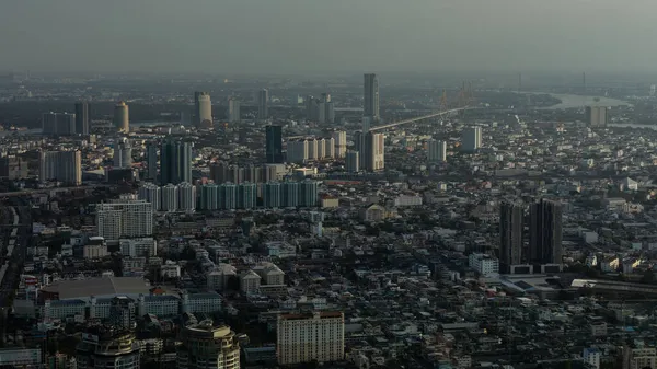 Бангкок Таиланд Декабрь 2018 Пыль Загрязнение Воздуха Больших Городах Выше — стоковое фото