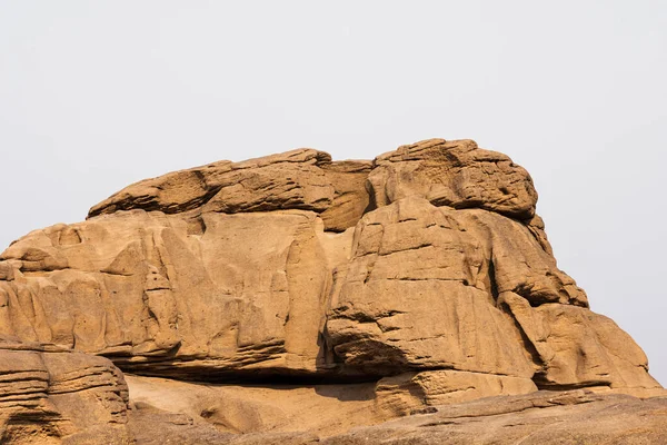 Cliff Rock Isolated White Background — Stock Photo, Image