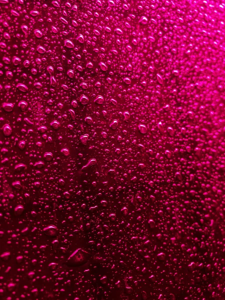 Sfondo Carta Parati Astratto Gocce Acqua Rosa Effetti Colore Pieno — Foto Stock