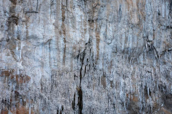 泰国海克拉比岛上岩石悬崖的纹理细节 — 图库照片