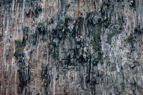 Detalles Textura Acantilado Roca Isla Del Mar Kra Tailandia — Foto de Stock