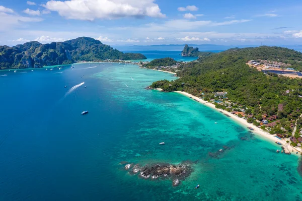 Острів Фіфі Курортний Туристичний Човен Авіабазі Кребі Таїланд — стокове фото