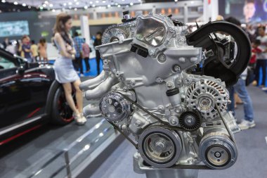 Örneğin yumuşak odaklı bulanık arkaplan için geleceğin yeni motor prototipleri