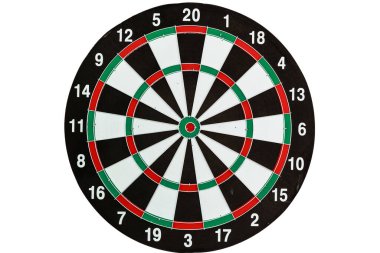 hedef dart oyuncusu meditasyonu ve beyaz arkaplanda görselleştirme