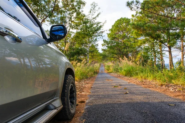 Driving Car Road Thailand — Stock Photo, Image