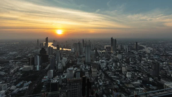 Bangkok Thailand December 2018 Dust Air Pollution Large Cities View — Stock Photo, Image