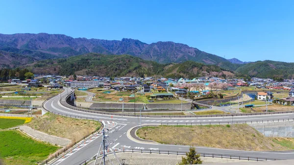 Изображение Пейзажа Долине Города Чистых Улиц Красивой Атмосфере Японии — стоковое фото