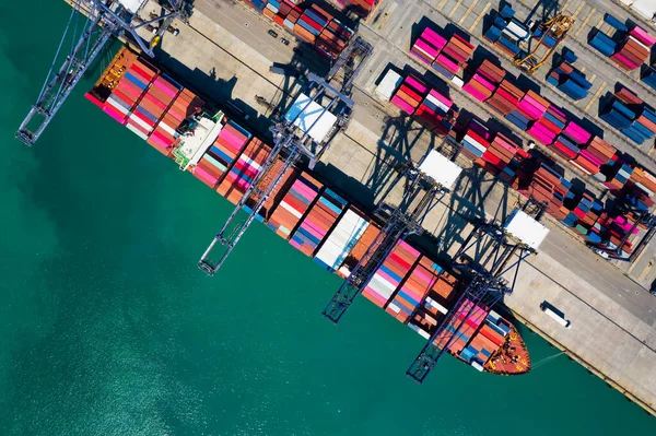 Servizio Business Industria Spedizione Container Logistica Trasporto Mare Porto Spedizione — Foto Stock