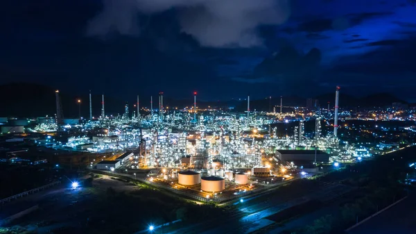 Industria Raffineria Petrolio Gas Zona Fabbrica Laem Chabang Chon Buri — Foto Stock