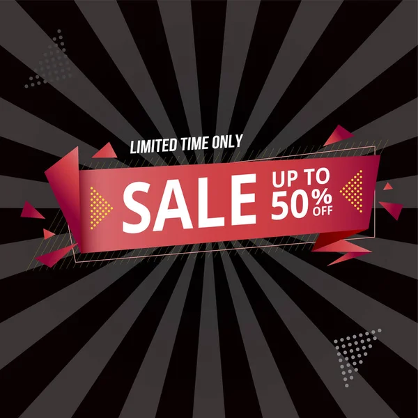 Sale banner template design, Super sale special offer.