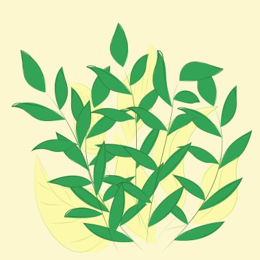 Sarı gölgeli narin bir arka plan. Soyut modern grafik elementler kümesi. Minimalizm kavramı. Sosyal medya paylaşımı için uygun, mobil uygulamalar, afiş ve reklam tasarımı, kapak tasarımı, poster şablonu. Vektör