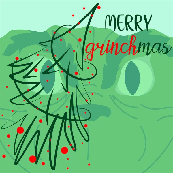 Illustration Hiver Avec Personnage Noël Joyeuse Bannière Noël Fond Noël — Image vectorielle