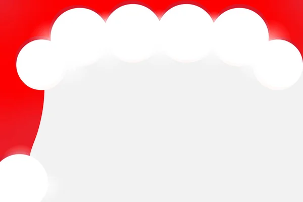 Chapeau Père Noël Fond Fond Hiver Vectoriel Fond Créatif Nouvelle — Image vectorielle