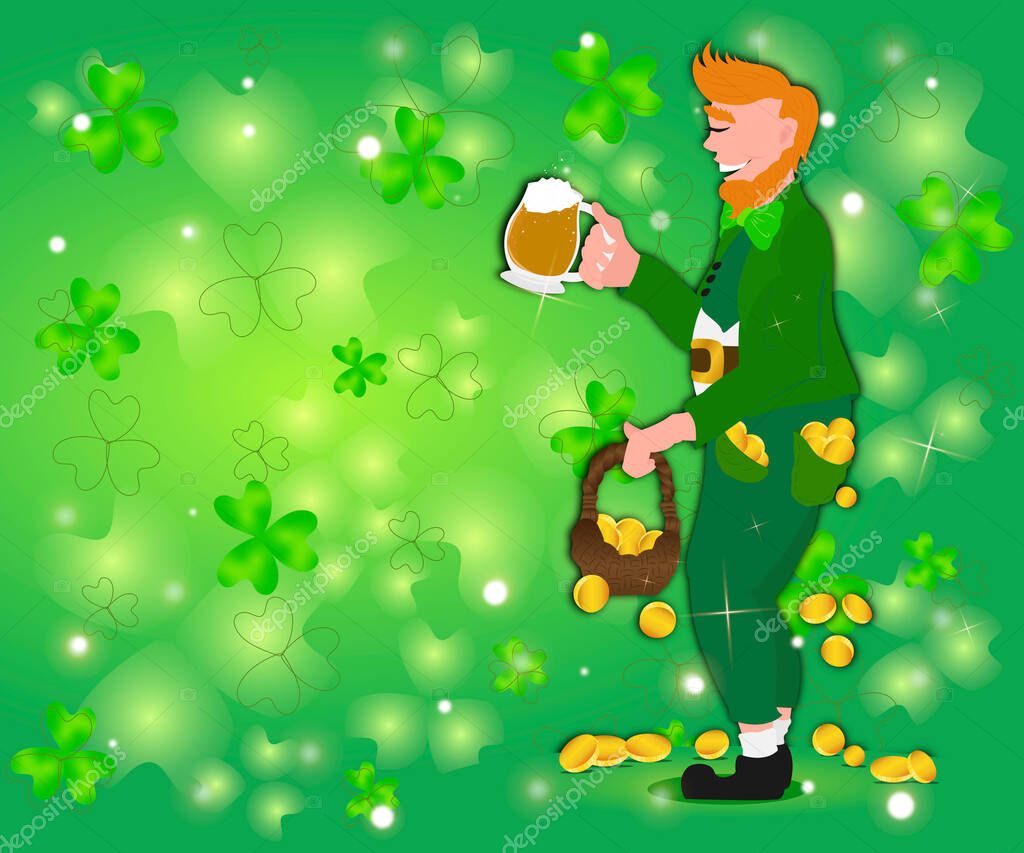 Decoracion St Patrick Monedas San Patricio Artong - 24 Unidades Verde,  Tréboles De La Suerte Fiesta Temática Verde, image size:1024x853