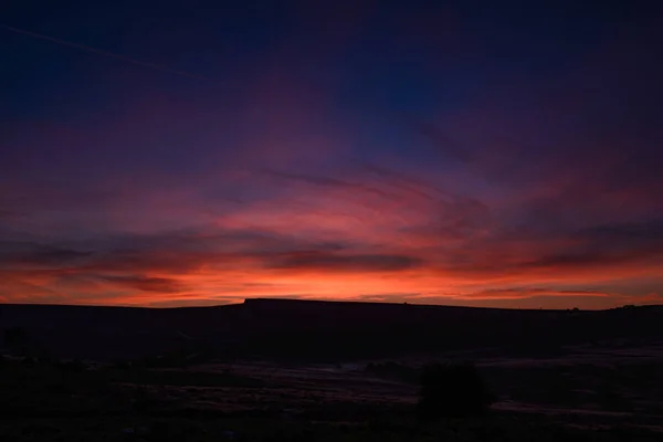 sunset over the field of the island of the dead sea.