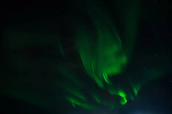 Luces Boreales Cielo Nocturno Islandia —  Fotos de Stock