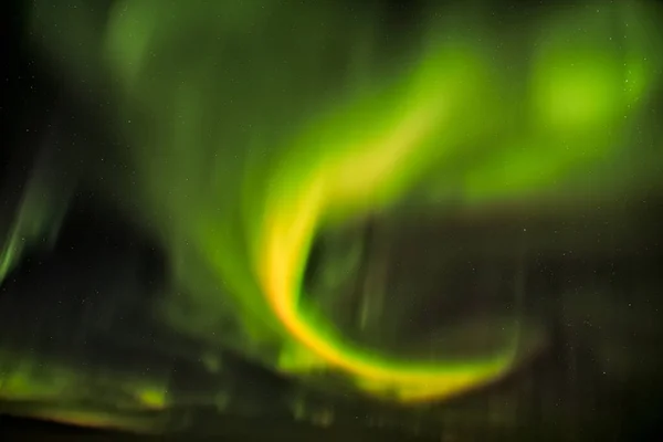 Zlanda Nın Gece Gökyüzünde Kuzey Işıkları — Stok fotoğraf