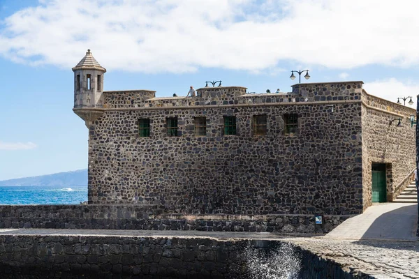 Puerto Cruz Tenerife Spanya Nisan 2022 Porto Cruz Tropikal Kanarya Stok Resim