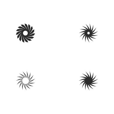 vortex vektör illüstrasyon simgesi Logo Şablonu tasarımı