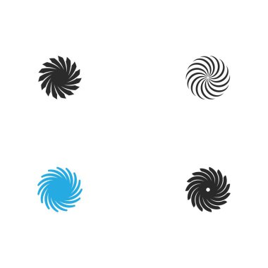 vortex vektör illüstrasyon simgesi Logo Şablonu tasarımı