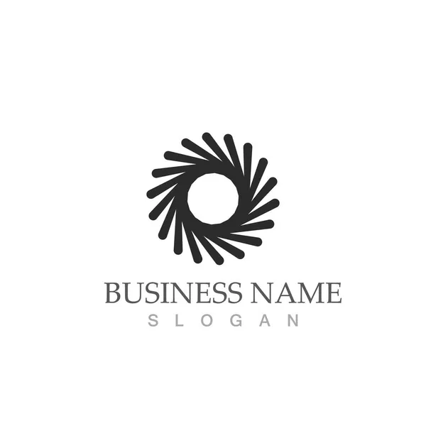 볼텍스 일러스트 아이콘 Logo Template Design — 스톡 벡터