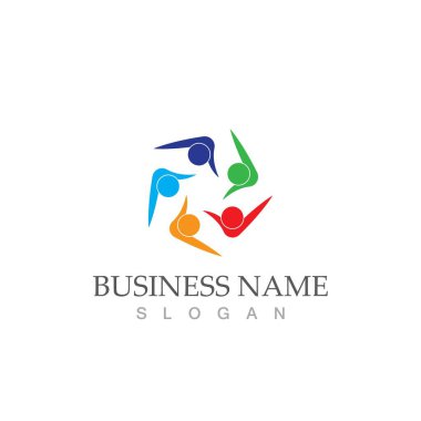 Topluluk, ağ ve sosyal logo