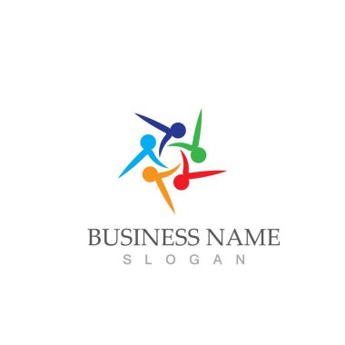 Topluluk, ağ ve sosyal logo