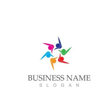 Topluluk, ağ ve sosyal logo