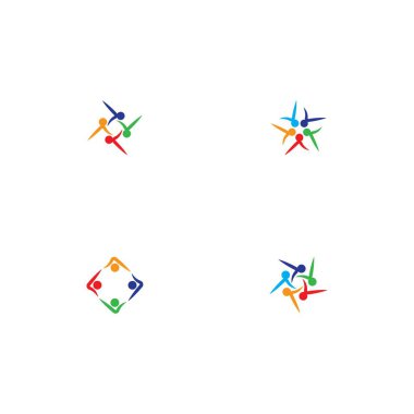 Topluluk, ağ ve sosyal logo