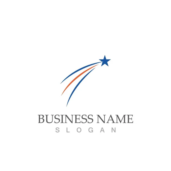 Star Logo Illusztráció Vektor Tervezés — Stock Vector