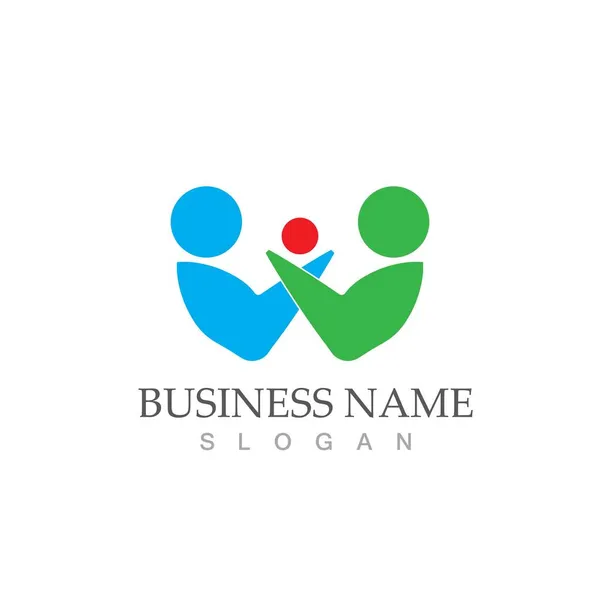 Topluluk, ağ ve sosyal logo 