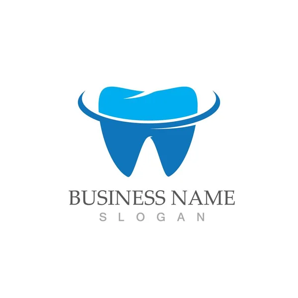 Dentallogo Vorlage Vektor Illustration Icon Design — Stockvektor