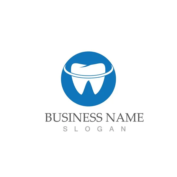 Dental Logo Template Vector Illustration Icon Design — Stock Vector