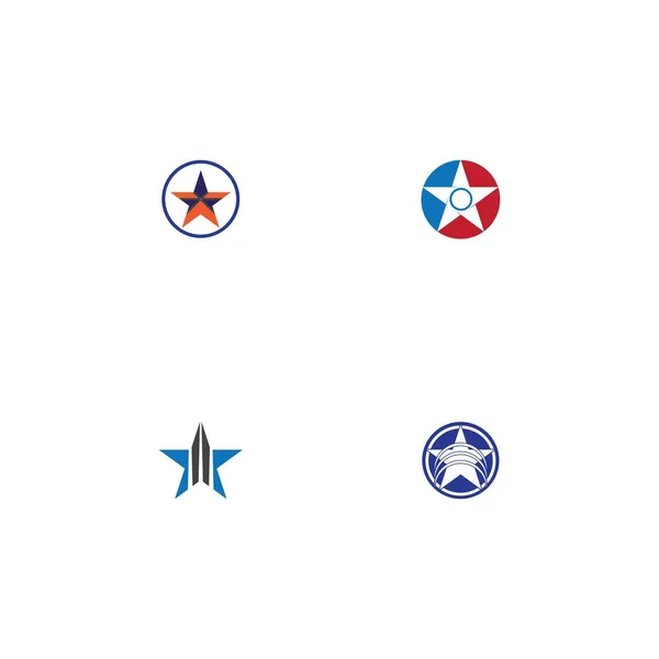 Дизайн Векторной Иллюстрации Иконки Звезды — стоковый вектор