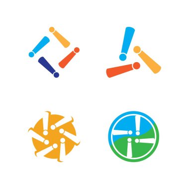 Topluluk, ağ ve sosyal simge tasarım şablonu