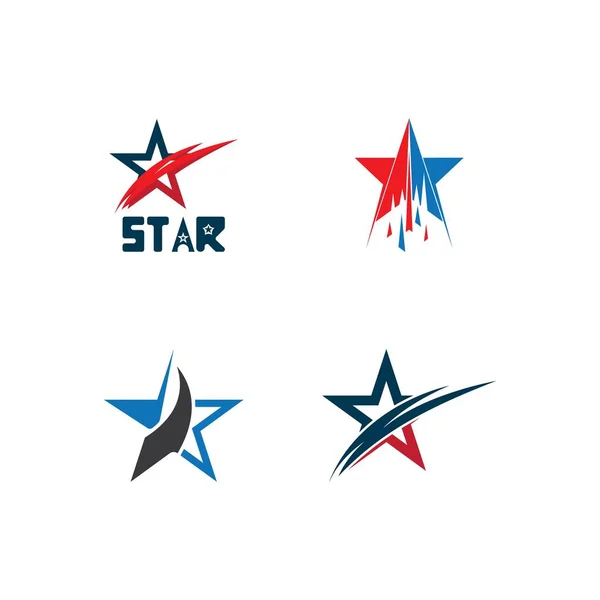 Star Icon Template Vector Illustration Design — Stock Vector