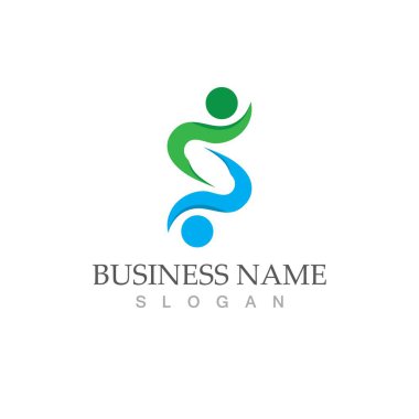 Topluluk, ağ ve sosyal simge tasarım şablonu