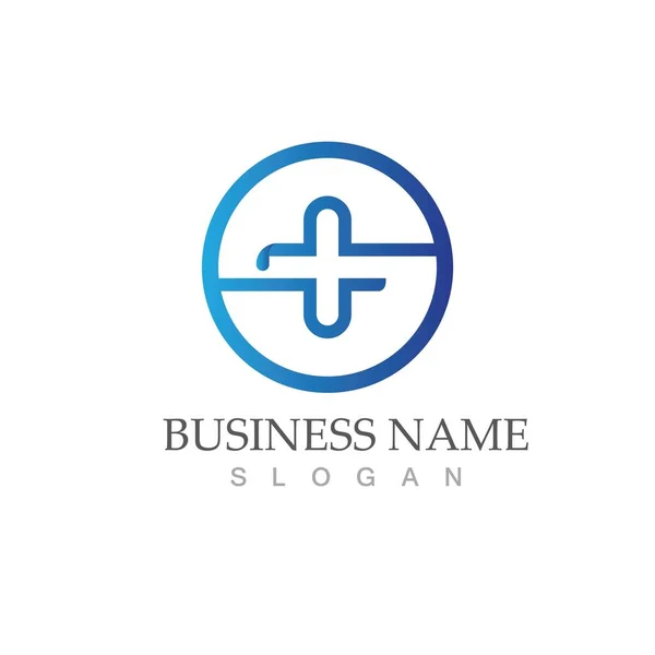 Sağlık tıbbi logo tasarım vektör şablonu