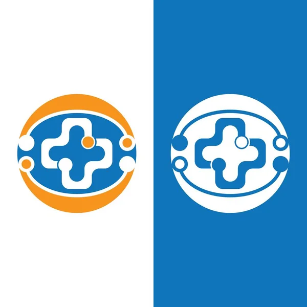 Modèle Vectoriel Conception Logo Médical Santé — Image vectorielle
