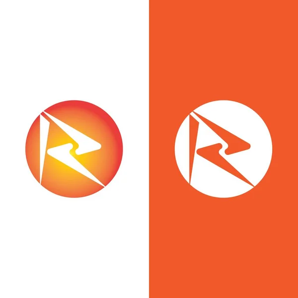 Diseño Plantilla Del Logotipo Del Rayo Flash — Vector de stock