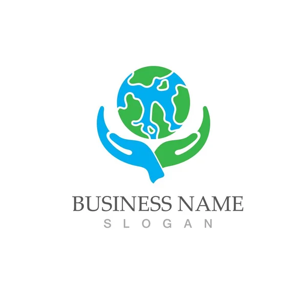 Globe Logo Design Szablon Wektor Globu Design Template — Wektor stockowy