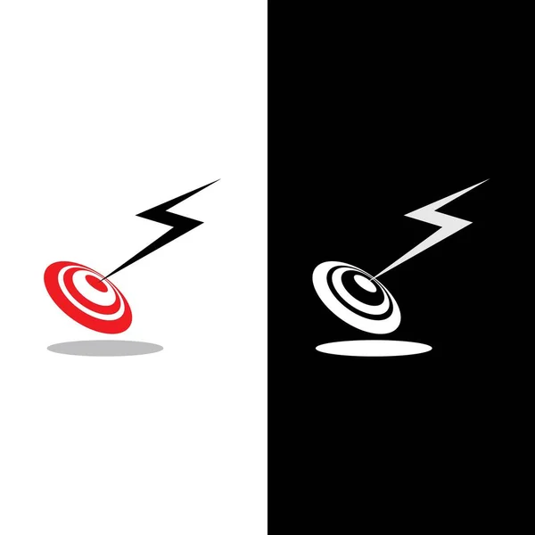 Σχεδιασμός Προτύπου Flash Thunderbolt — Διανυσματικό Αρχείο