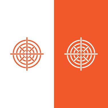 Hedef simge logo vektör ilüstrasyon şablonu 